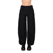 Y2K SARAH PACINI Black Wide Leg Pants (S)