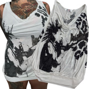 Jfashion style graphic mini dress (XS/S)