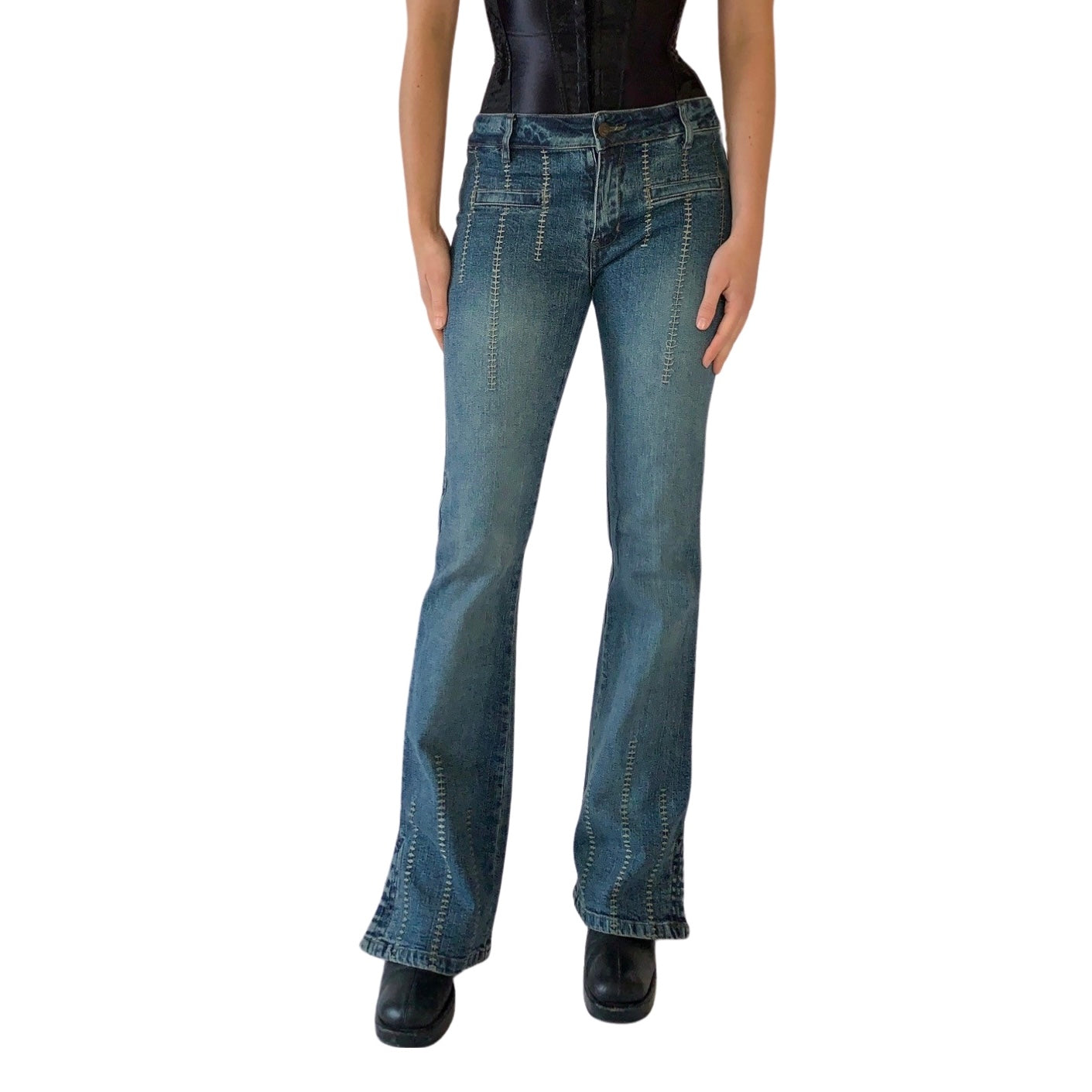 Y2K Flare Jeans (S)