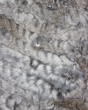 Japanese Rabbit Fur Poncho & Gloves Set (S)