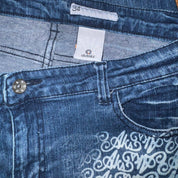 Akademiks 2000s Monogram Print Jeans (L)