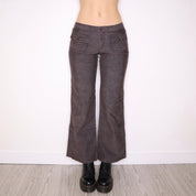 Y2K Low Rise Corduroy Pants (S/M)