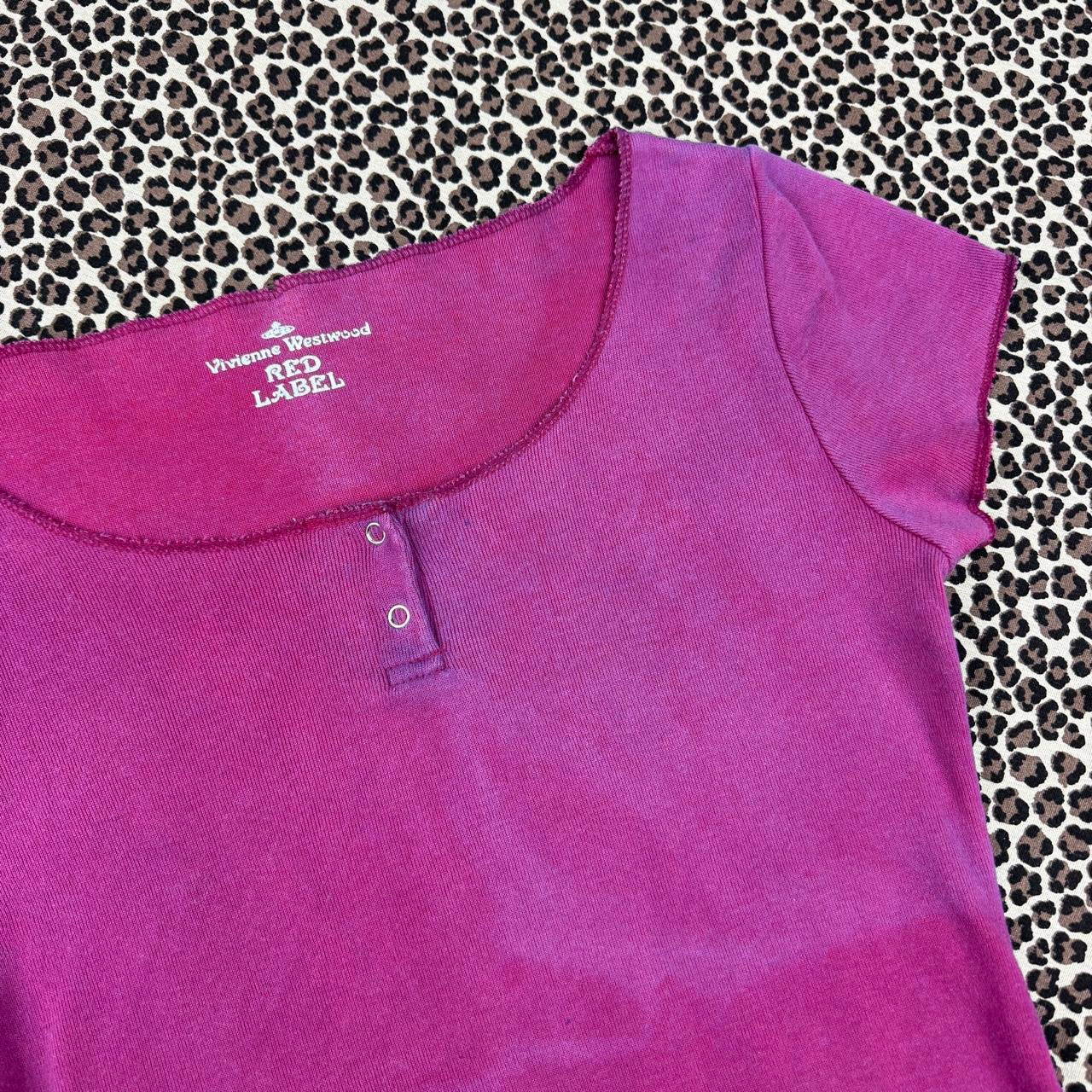 Vivienne Westwood Purple Overdye Baby Tee (XS/S)