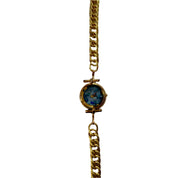 Aquamarine Gold Watch Choker