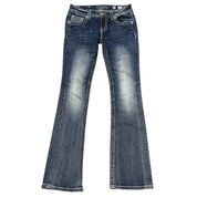 Y2K low rise MISS ME bootcut jeans (28)