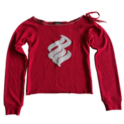 Y2K Rocawear Off The Shoulder Sweatshirt (S)