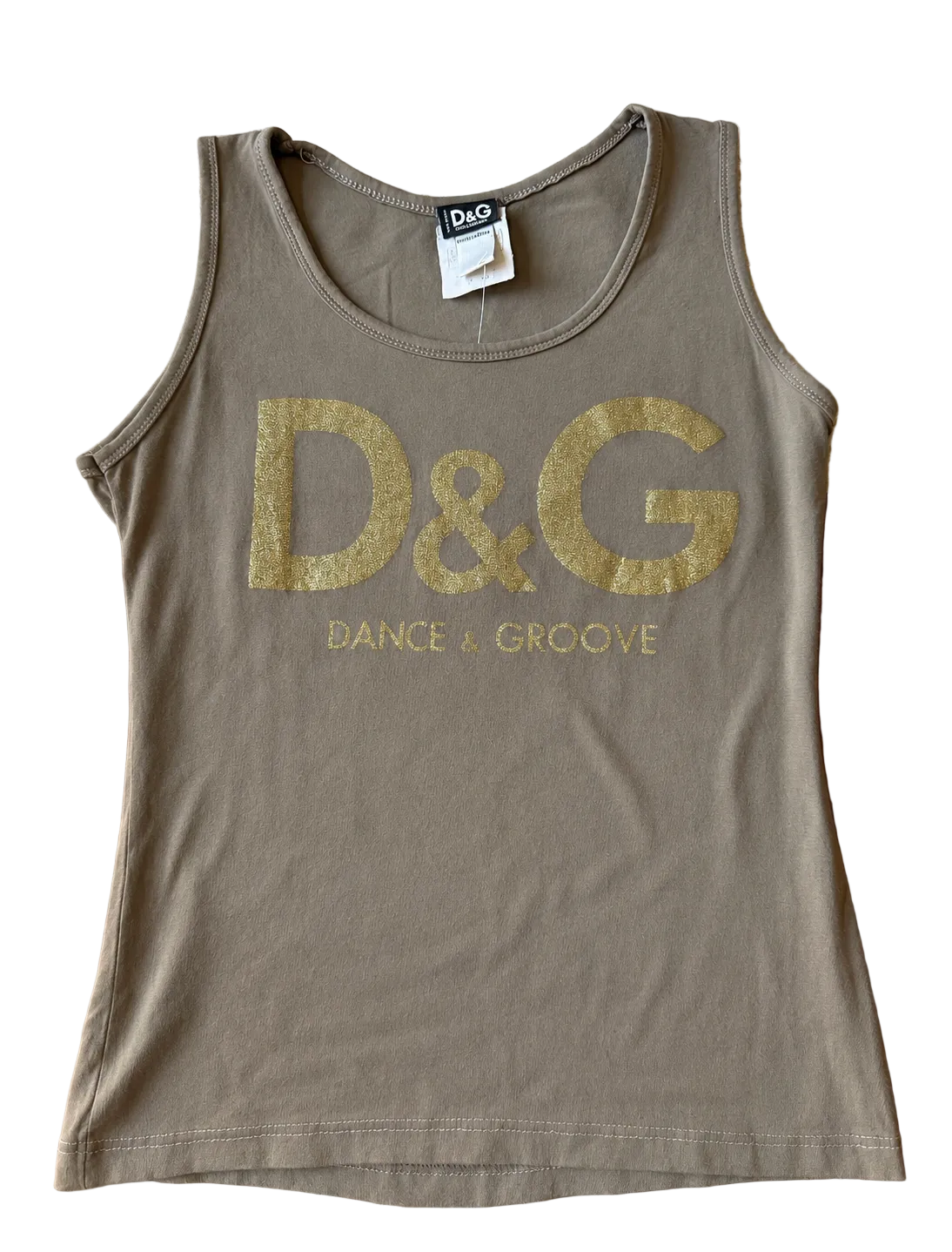 Y2K Dolce & Gabbana "Dance & Groove" Tank (M/L)