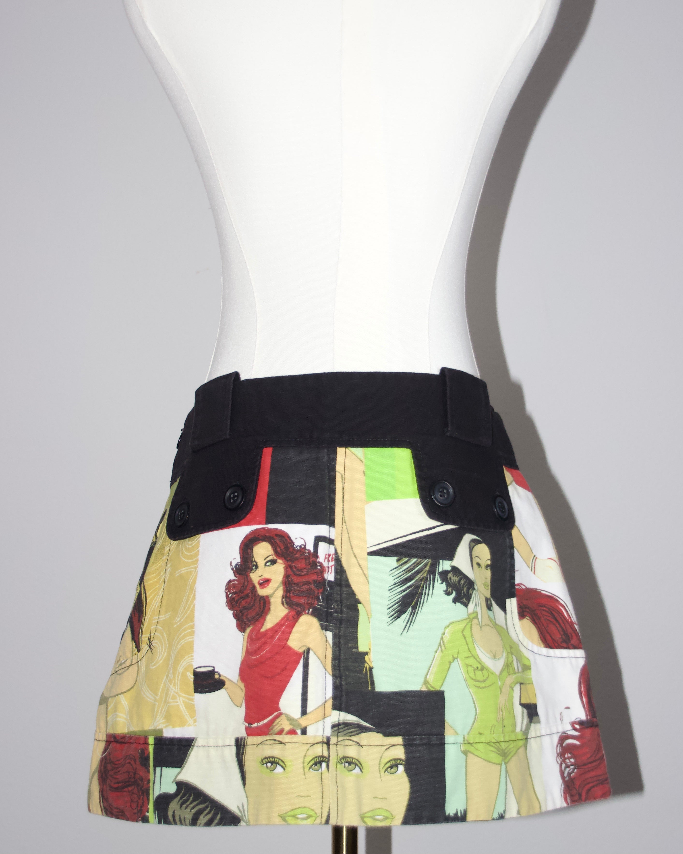 00s Custo Barcelona Mini Skirt (S)