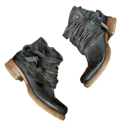 Vintage AS.98 Leather Buckle Ankle Boots (UK 7 US 9 EU 41)