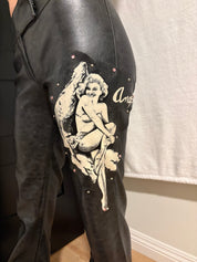 Vintage Euro Leather Pants (S/M)