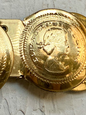 Queen vintage gold belt