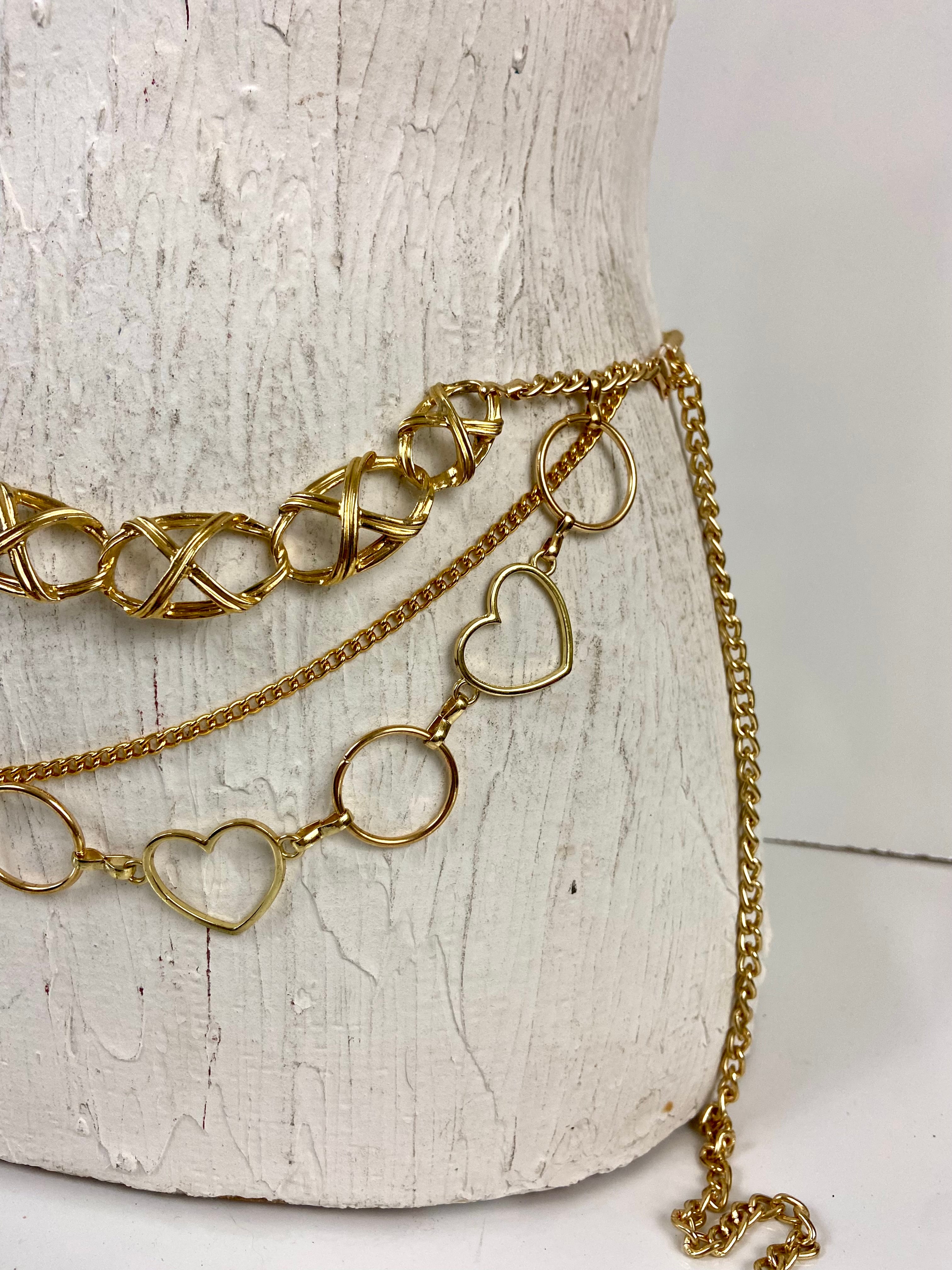 Gold layered belt