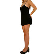 2000’s mini black bubble dress - small