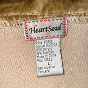 Vintage Faux Fur Collar Cardigan (L)