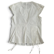 MODA White Corset Blouse (S/M)