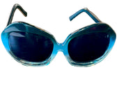 Halston Oversized Blue Oval
Sunglasses