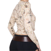 CHLOÉ Faded Floral Cardigan (S)