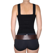 Y2K BEBE Black Silk Tank Top (XS)