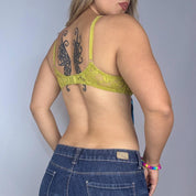 Iridescent Butterfly Embellished Top (S/M)