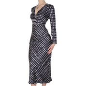 Y2K MAXMARA Silk Star Maxi Dress (S) 