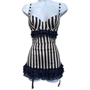 vintage Victoria's Secret "Sexy Little Things" archival Navy Stripe Sailor Costume lingerie (XS/S)
