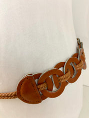 Boho style leather belt