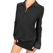 2000’s Zip-Up Blouse (M)