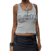 Vintage IKKS French Vintage Embroidered Knit Vest (S)
