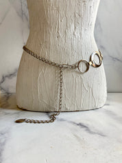 Silver Metal waist belt