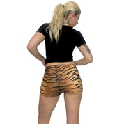 Tiger Print Miniskort (S)