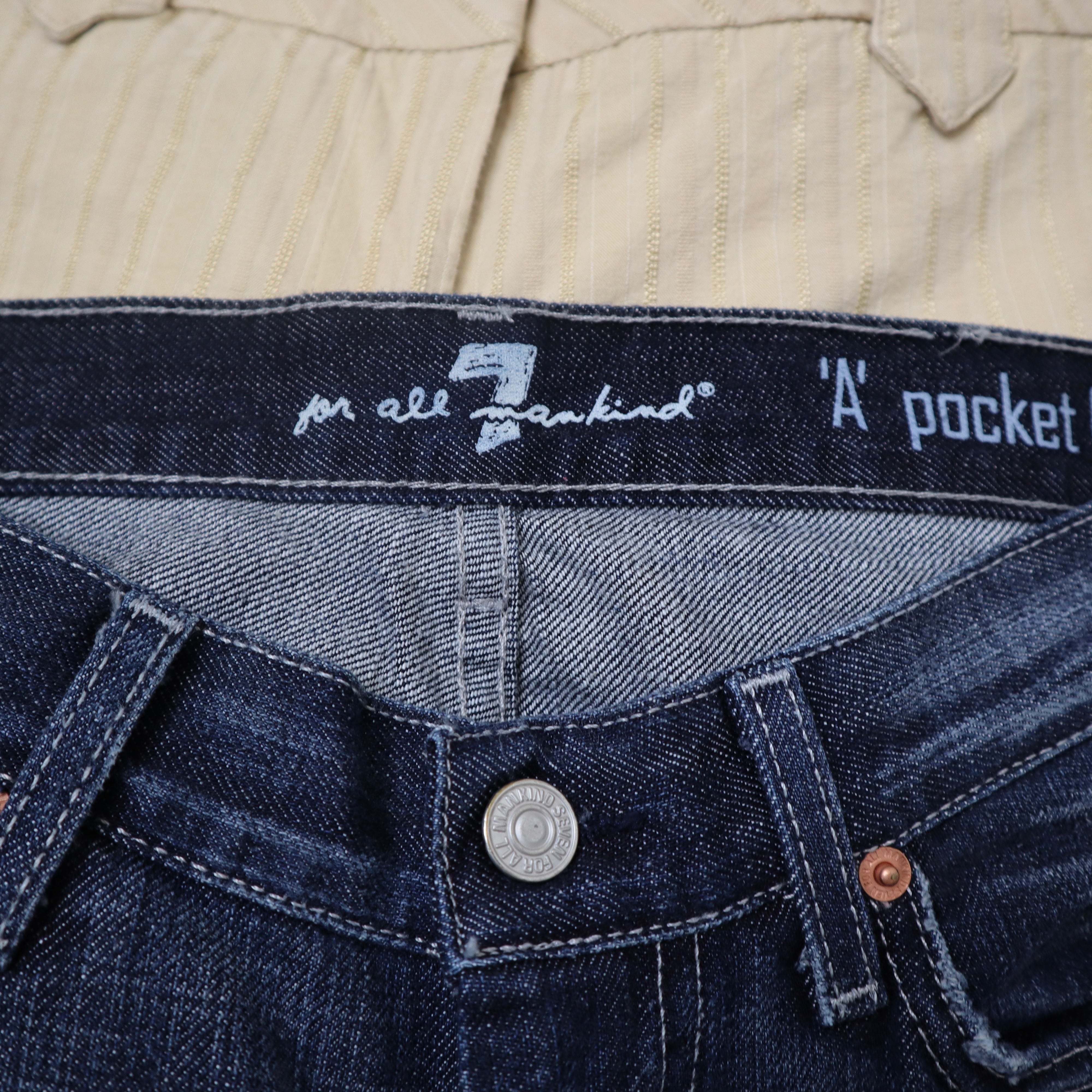 Y2K 7 FOR ALL MANKIND Flare Jeans (S)