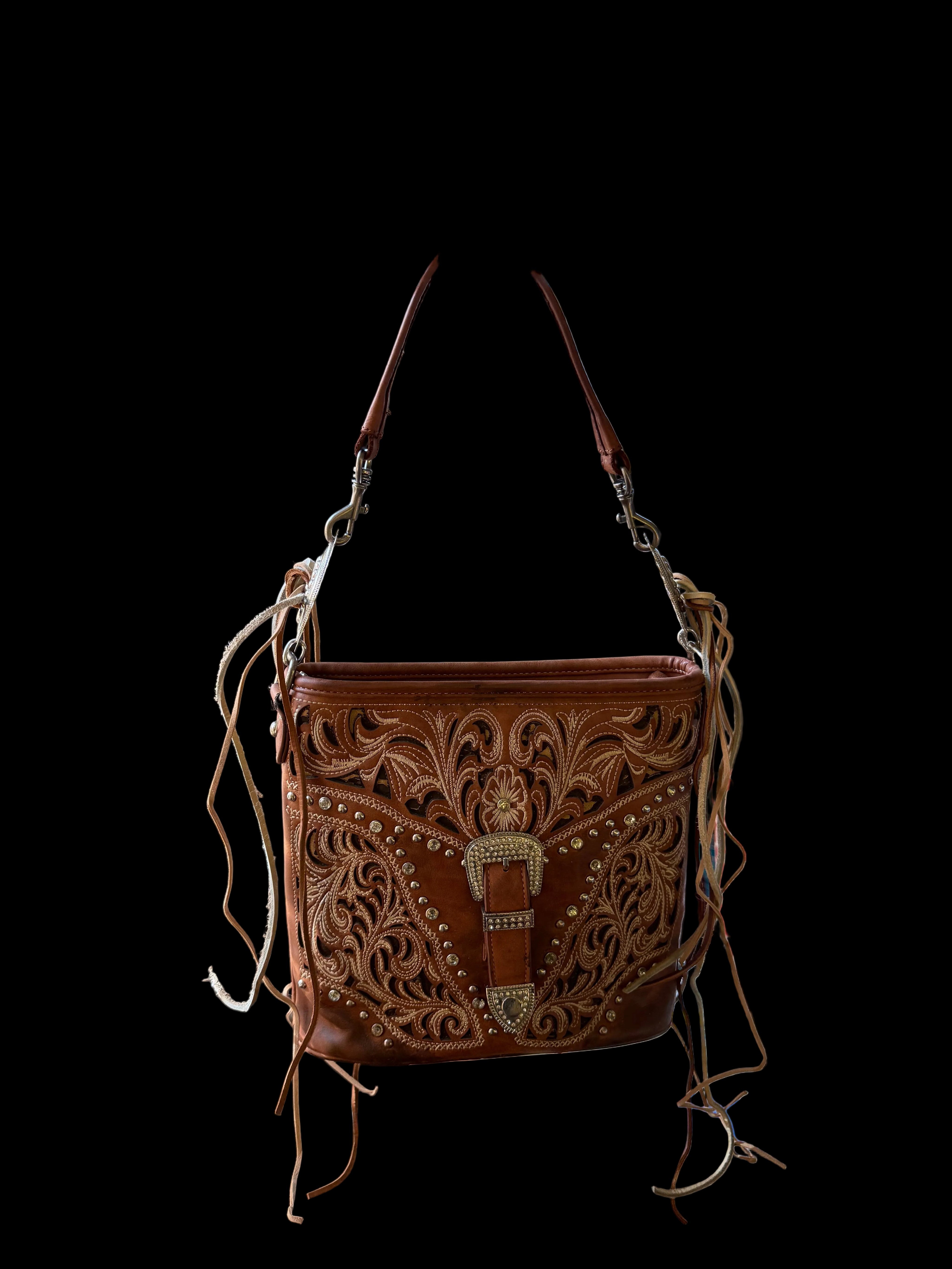 Reworked American bling purse