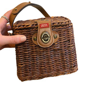 Miss Sixty Wicker Basket Handbag