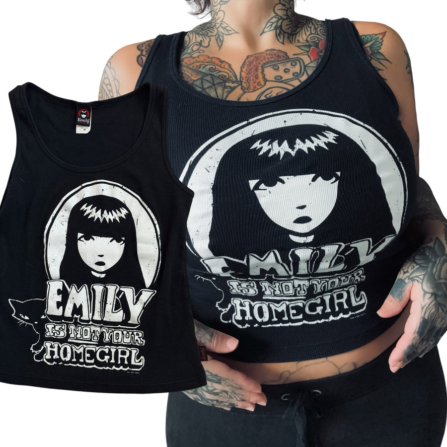 Y2K emily the strange ribbed tank (M)