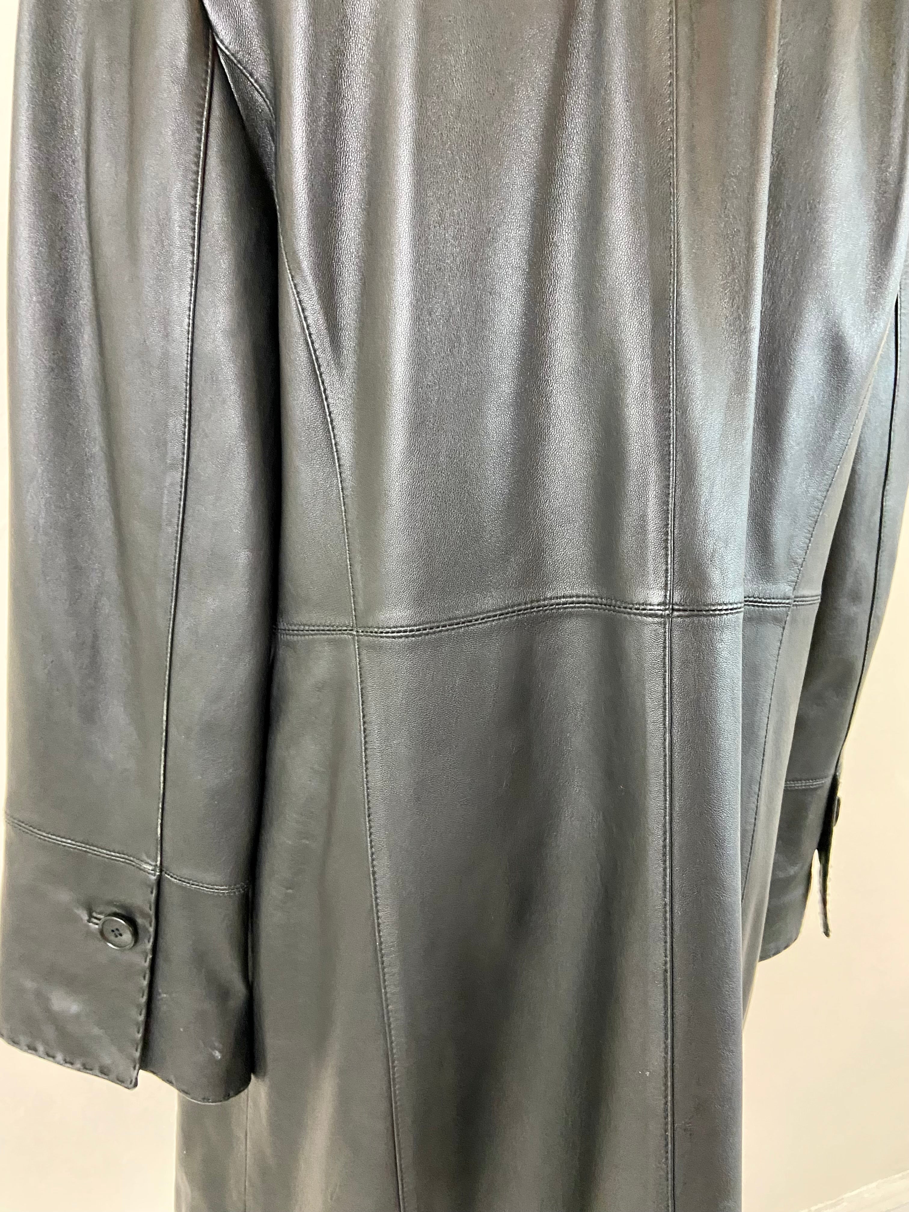 Black soft leather jacket