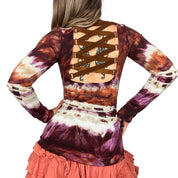 Lace Up Back Long Sleeve (S)