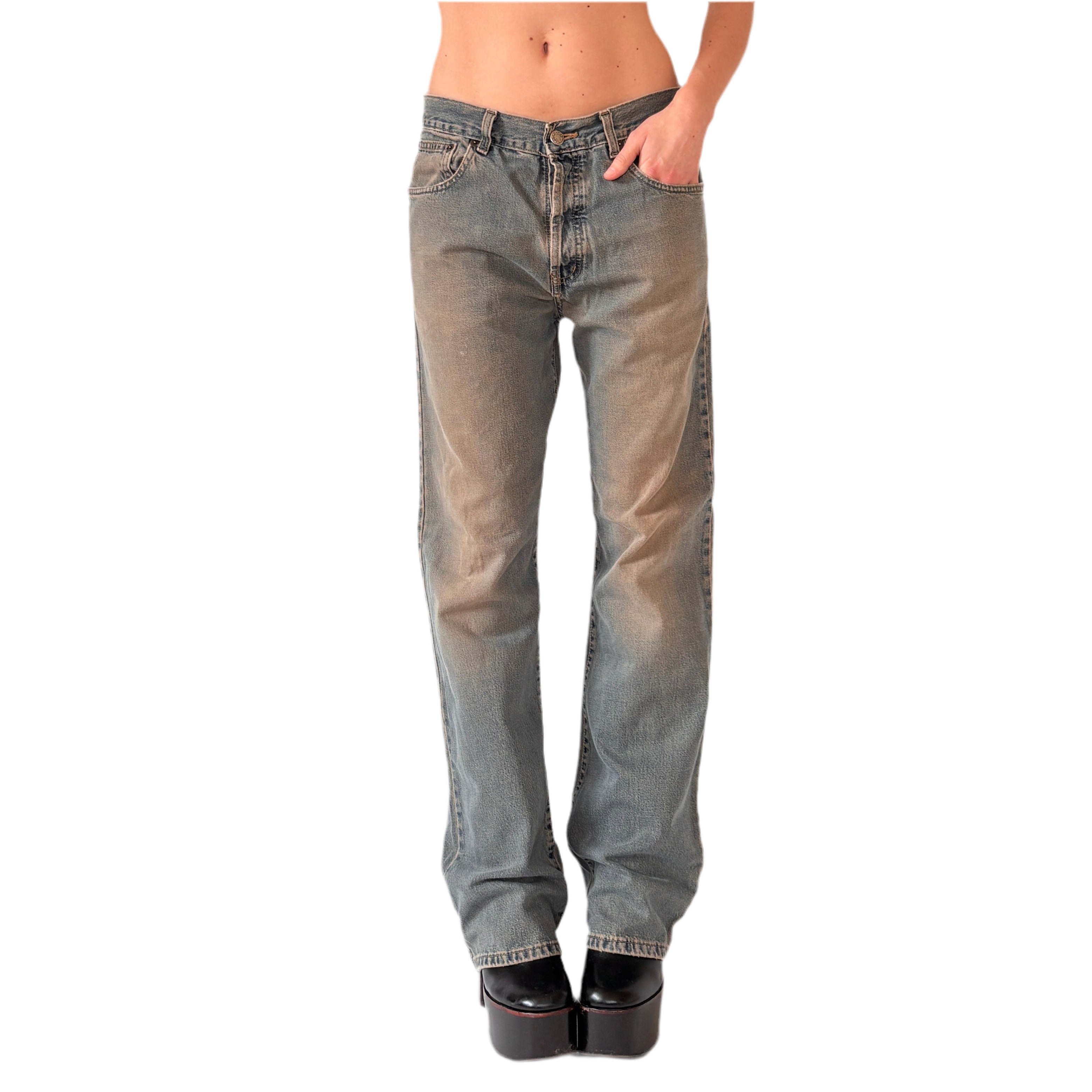 Y2K Baggy Fit Jeans (L)
