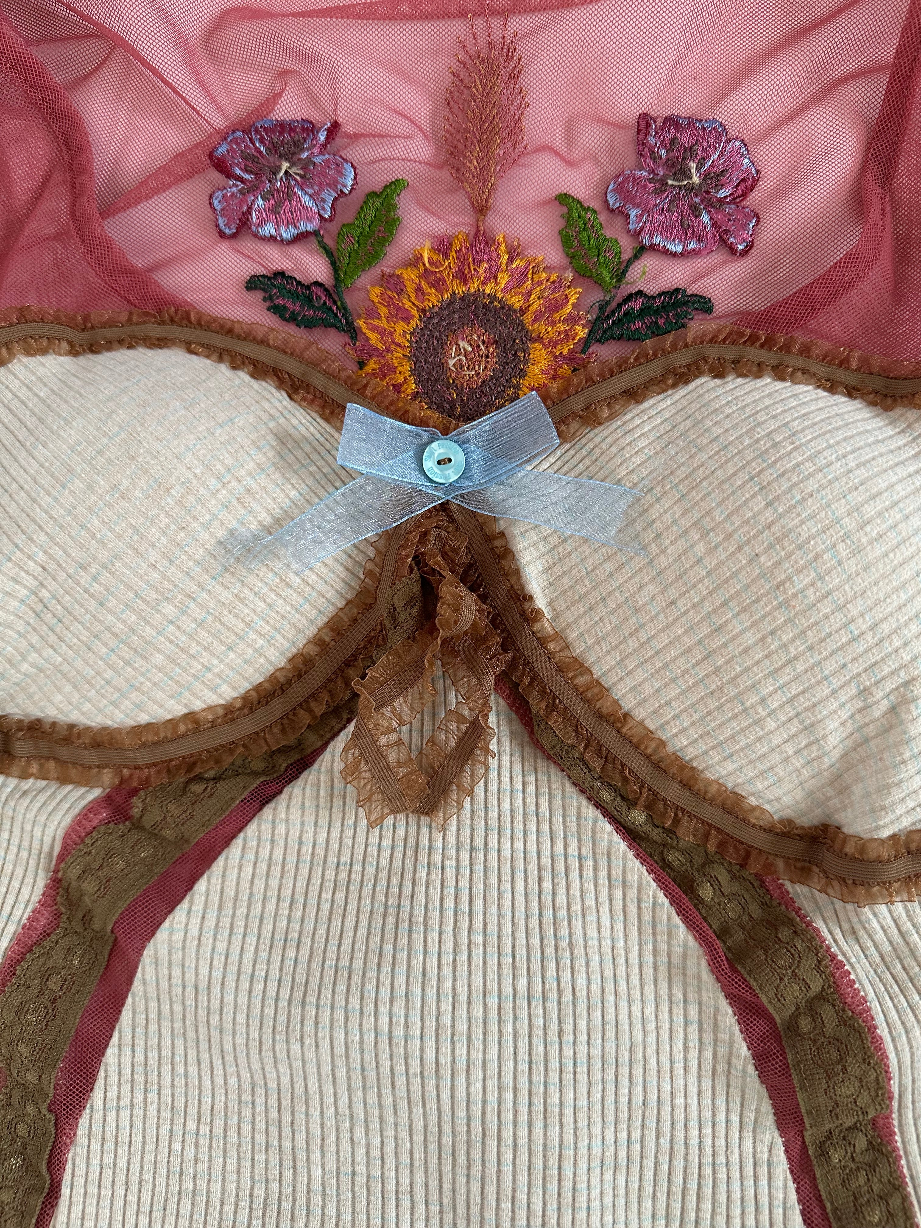 Italian Mixed Media Top (S/M)