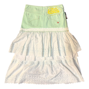Italian Mint Maxi Skirt (M)
