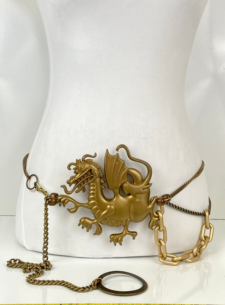 Golden tone dragon 🐉 belt