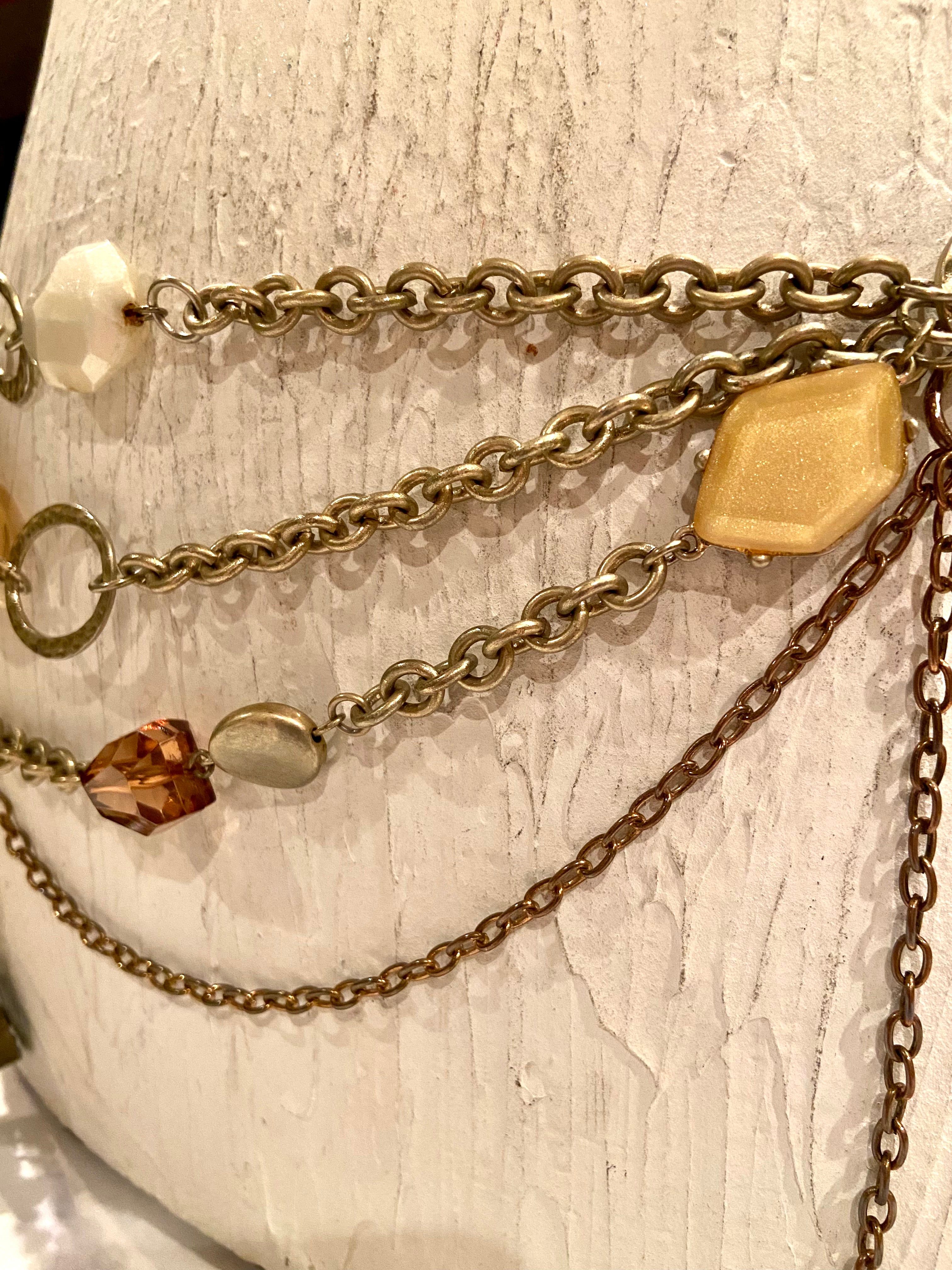 Layers & beads belt