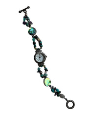 2000s abalone beaded watch