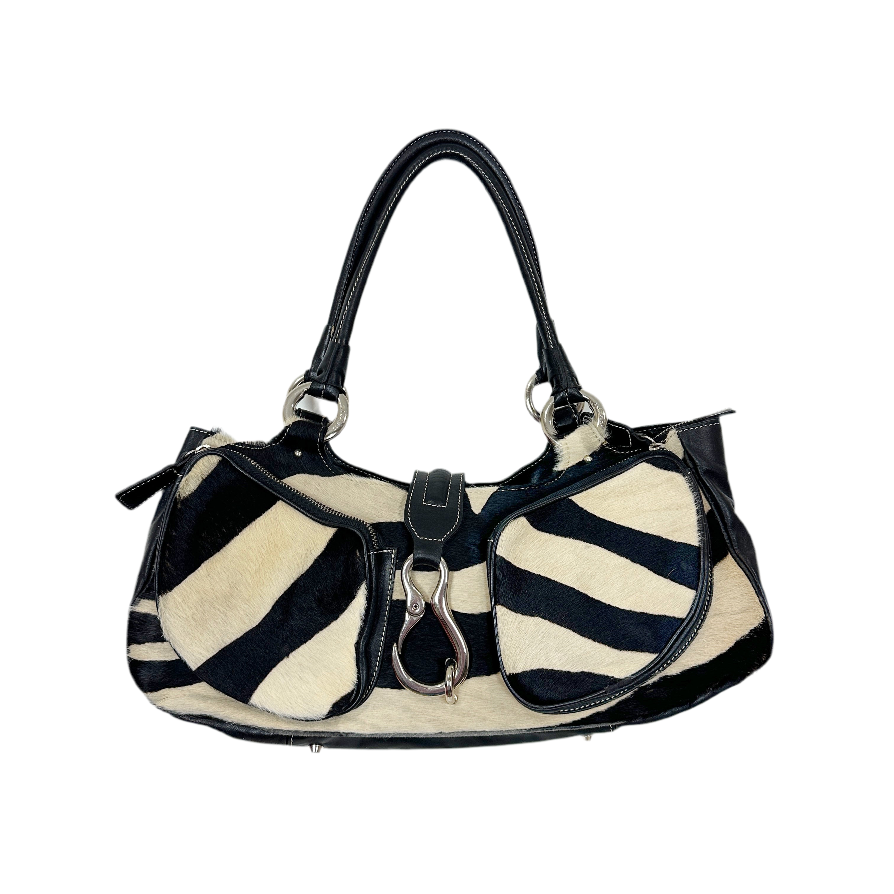 Vintage Over-Sized Calf Hair Bag