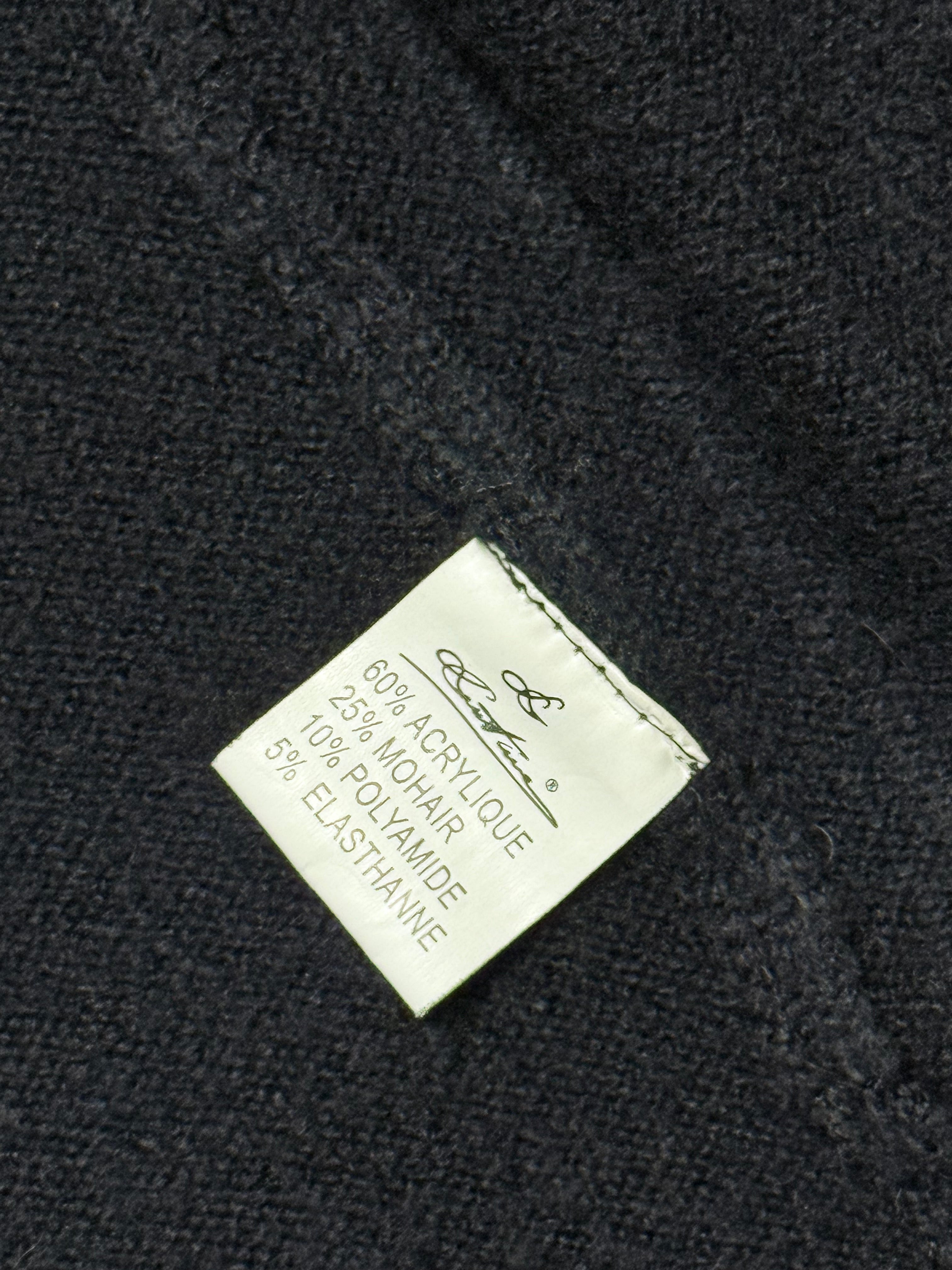 vintage mohair ruffle cardigan whismygoth (XL)