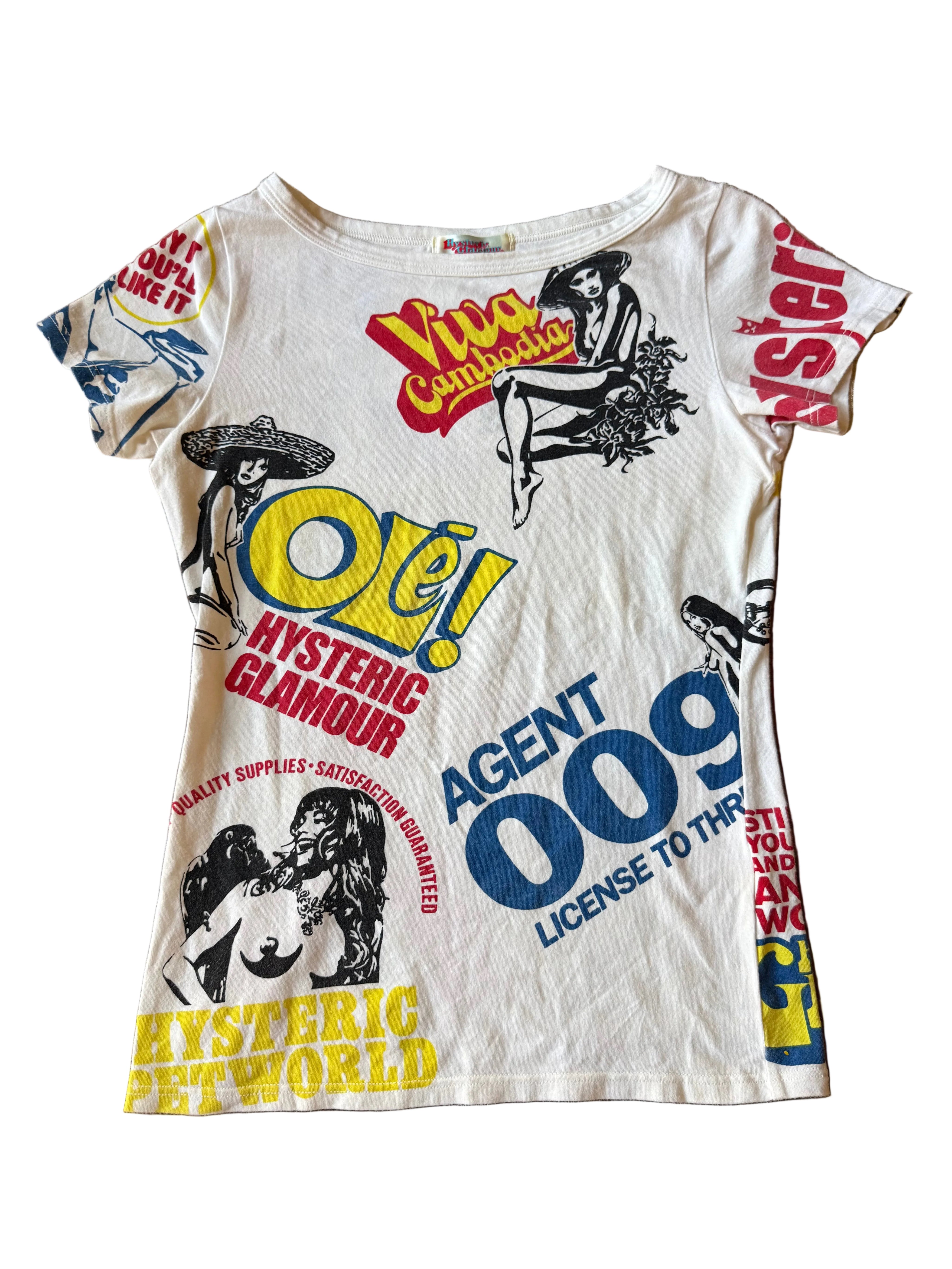 Hysteric Glamour Baby Tee (S/M)