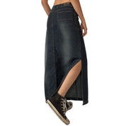 90s Denim Maxi Skirt (S)