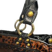 Kate Landry Black Cheetah Purse