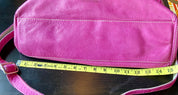 Nuovedive pink Italian leather handbag