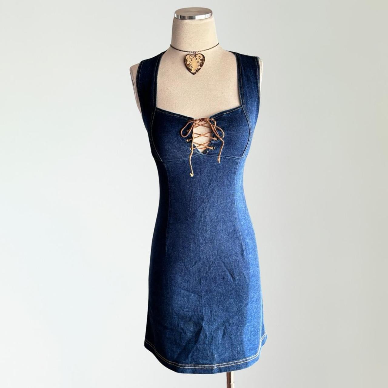 Vintage 90’s Mini Denim Dress (S)