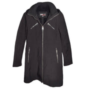 Miss Sixty M60 Black Zip Front Coat (M)